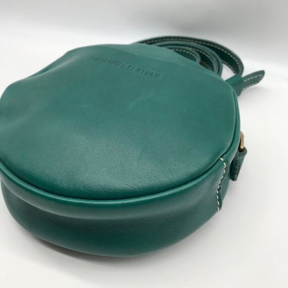 Portland Leather Goods Peacock Circle Crossbody Bag - Picture 6 of 10